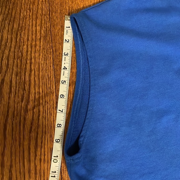 PSK COLLECTIVE women’s French Terry sleeveless sweatshirt T activewear blue XXL - Picture 11 of 13